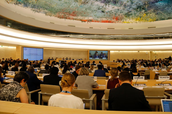 United Nations Human Rights Council plenary session on June 24, 2019 (by Natàlia Segura)